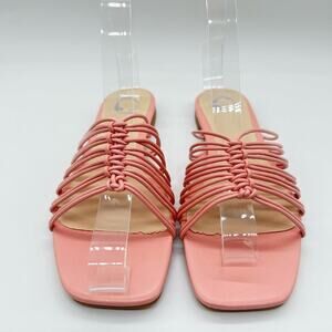 Journee Collection‎ Sandals Womens 6.5 Pink Addora Slides Sandals NEW